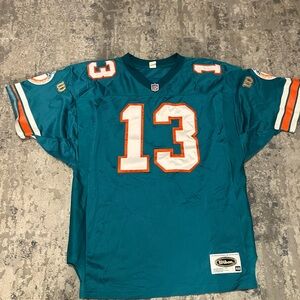 Miami Dolphins NFL Dan Marino Vtg 90’s Wilson Authentic Stitched Jersey Mens 48